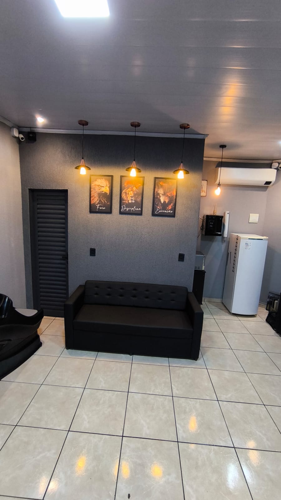 Ambiente da barbearia - exemplo